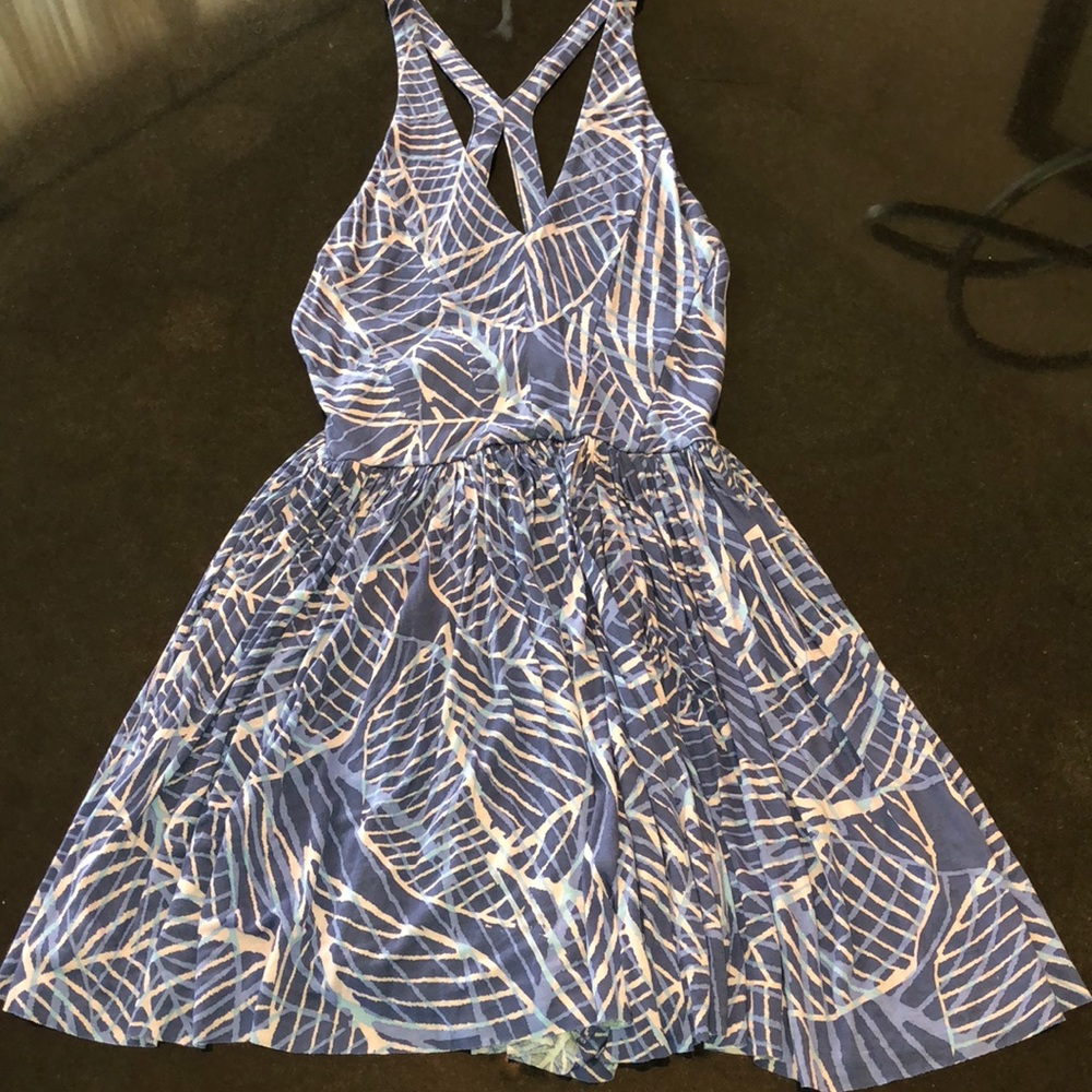 Urban Outfitters blue print  romper